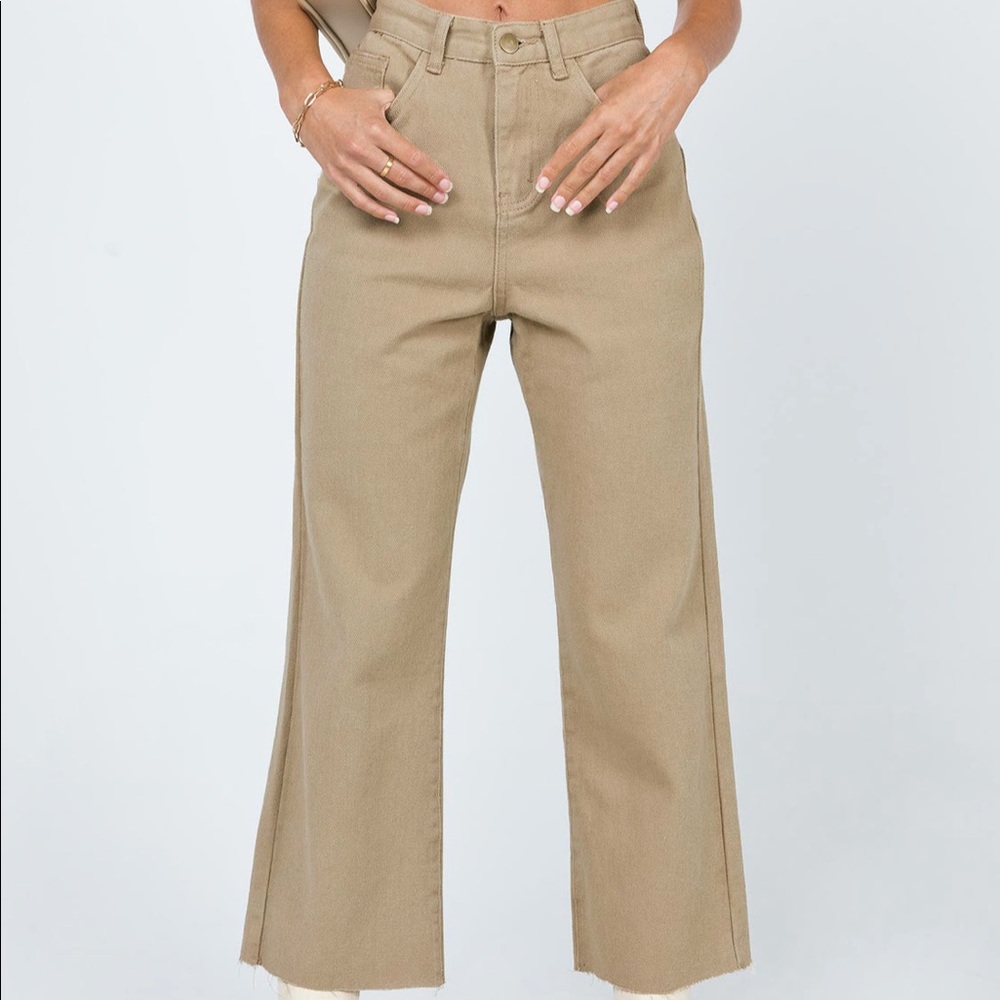 Brown Wide Leg Jeans